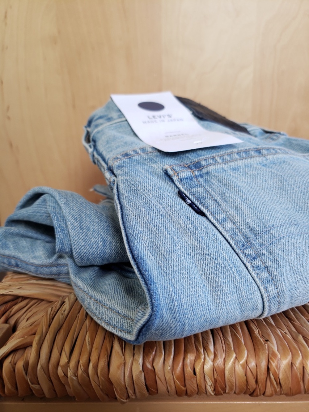 Levi's Premium Blue Label Barrel Jeans Size 29 NEW - Picture 6 of 15